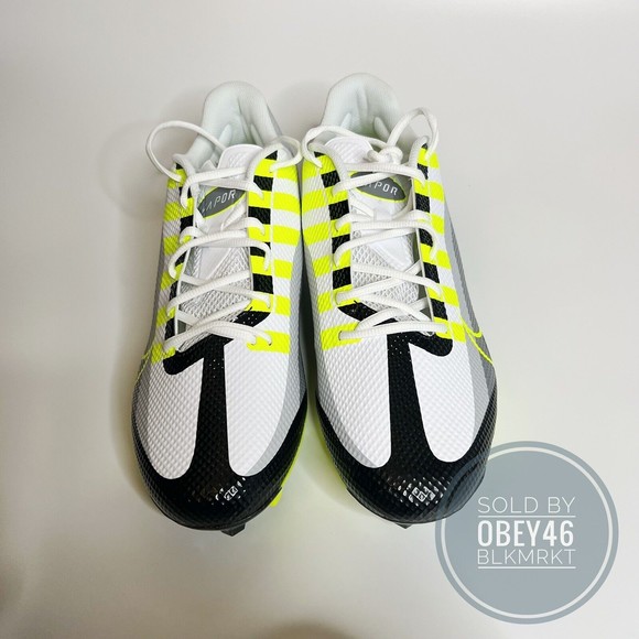 Nike Vapor Edge Speed 360 Volt/White/Grey Football Cleats DQ5110-071 - Picture 2 of 6